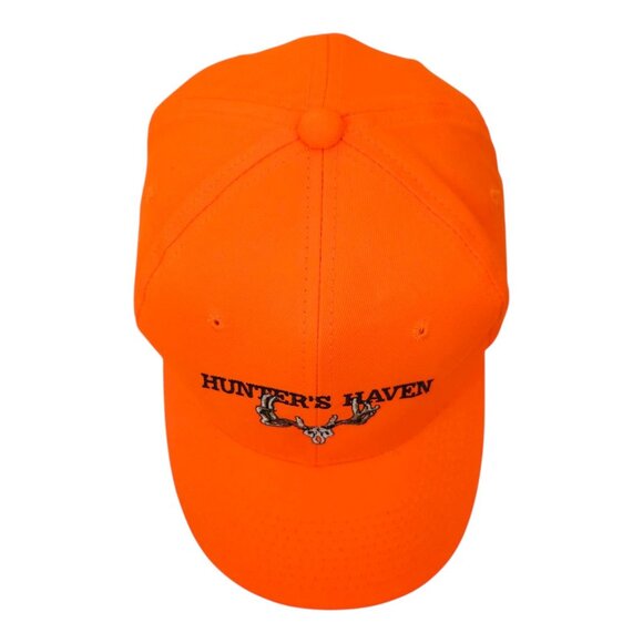 Hunters Haven Blaze Orange Snapback Cap Trucker Baseball Hunting Embroidered Hat - Picture 6 of 14
